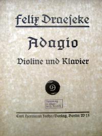 Benda arrangement of Draeseke's Adagio
