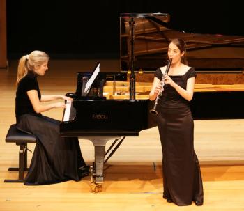 Gabriela Martinez, piano and Romie de Guise-Langlois, clarinet