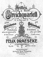 Draeseke Quartet #3