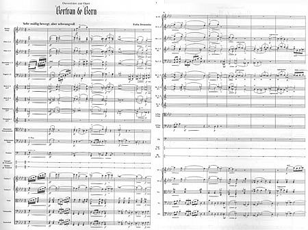 Draeseke: Overture to the Opera Bertran de Born (pages 1 & 2) click for larger version in a new window