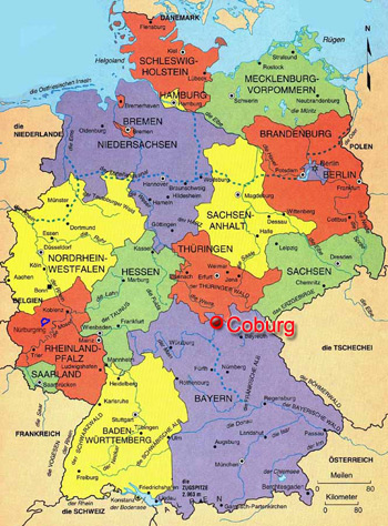 German Map: Coburg 